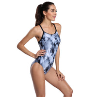 Women's Fashion Sports Backless Triangle One Piece Swimsuit Women