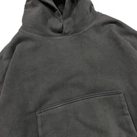 Washed High Street Short Double-layer Hoodie