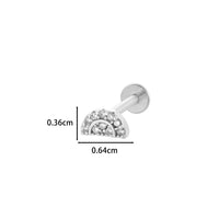Stainless Steel Internal Thread Flat Bottom Rod Labret