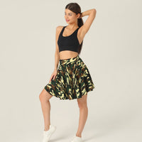 High-waisted Printed Plaid No-Slip Short Skirt For Women