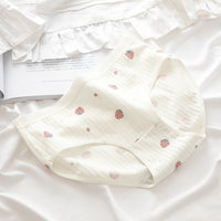 Women's Underwear Cotton Mid Waist