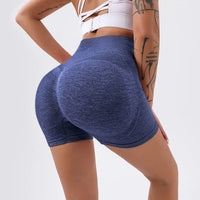 Fitness Shorts Women's Sports High Waist Belly Contracting Breathable Stretch Yoga Pants