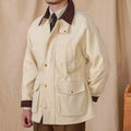 Thermal Pure Cotton Corduroy Slim-fit Safari Jacket Versatile Vintage Jacket