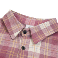Loose Plaid Long Sleeve Shirt For Men