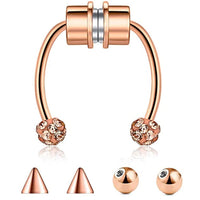 Piercing Stainless Steel Magnetic False Nose Ring