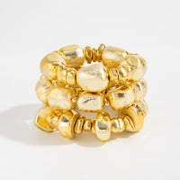 Irregular Resin Elastic Bracelet For Women