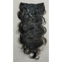 Hairpiece Clip Extensions Body Wig Clip In Human Hair Extension