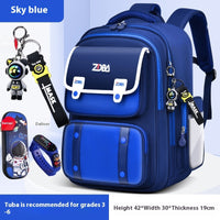 Schoolbag Boy Elementary School Students Three Four To Six Grade