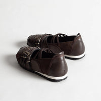 Brown Niche Retro Belt Buckle Sports Mary Jane Shoes Women