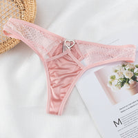 Women's Low Waist Lace Light And Soft T-shaped Panties