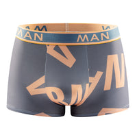 Men's Ice Silk Boxer Summer Thin Antibacterial Breathable Boxer Shorts Seamless Youth Pants Men's Batch