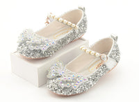Children's New Bow Show Velcro Princess Shoes