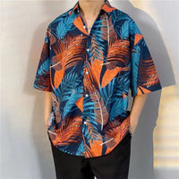 3D Printed Men's Retro Full Printed Short Sleeve