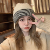 Color Knitted Hat Children Keep Warm In Autumn And Winter