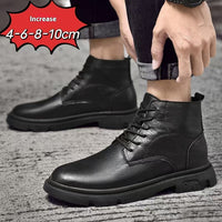 Martin Boots Men's Autumn Elevator Shoes 10cm Breathable