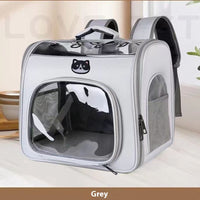 Outdoor Portable See Through Breathable Portable Large Space Pet Bag