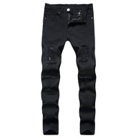 European And American Slim Straight Zipper Pleated Men