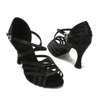 Women's High Heel Diamond Indoor Dance Sandals