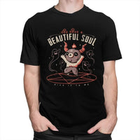 Mens Short-Sleeve Cool Baphomet T-Shirt