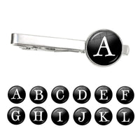 Letter Tie Clip Decoration With French Shirt