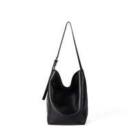 Large-capacity Bucket Solid Color Hand-carrying Shoulder Bag