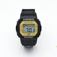 Waterproof Luminous Small Square Student Electronic Watch