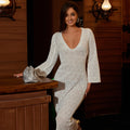 Sweater Long Dress Slim-fit Knit Dress
