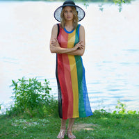 Womens Knitted Camisole-style Slip Dress