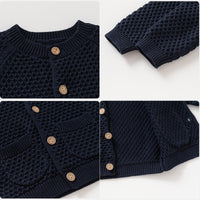 Boys' Fall Winter Coat Round Neck Sweater