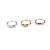 1 Pcs 0.8x8mm Nose Piercing Body Jewelry Part Nose Hoop Nost