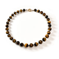 Women's Simple Tiger Eye Necklace