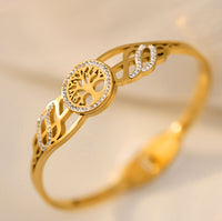 18k Gold High-end Diamond-encrusted Bracelet That Wont Fade