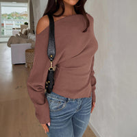European And American-style Elegant And Sophisticated Turtleneck Sweater For Women