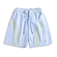 Quick-drying Contrast Color Sports Shorts Training Fitness Casual Pants