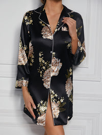 Silk Sexy Womens Thin Loungewear Nightdress