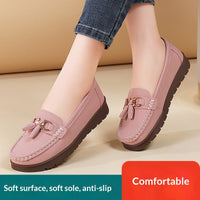 New Womens Plus-size Flat Moccasins