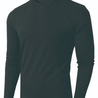 Striped Fabric Men's High Elastic Breathability Long Sleeve