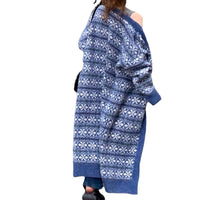 Western Style Ethnic Style Long Sweater Coat Women