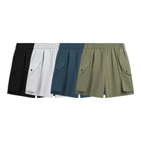 Plaid Stretch Sports Shorts Casual Loose