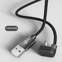 Braided Charging U-shaped Nylon Type-C Elbow Data Cable