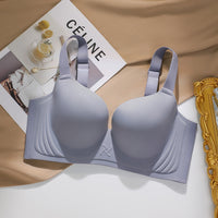 Traceless Plus Size Bra For Women Push Up Breast Holding Adjustment