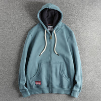 Cardigan Sweater Men's All-match Casual Solid Color Hoodie Fashion