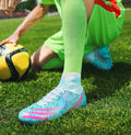 Fashion Personality New Men's High Top Soccer Football Shoes