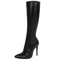 Women's Fashion Suede Stiletto Heel Middle Boots