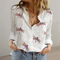 Women's Long Sleeve Lapel Geometric Print Fashion Casual Cardigan