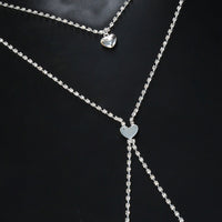 Rhinestone Love Body Chains Accessories
