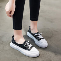 Ins Leather White Shoes Women Wild Korean Flat Women's Shoes