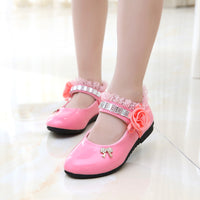 Children's Single Shoes Sweet Middle And Large Children's Shoes