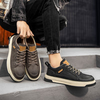 Men's Casual Leather Shoes Waterproof Business Suit