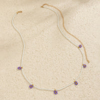 Holiday Style Single Layer Daisy Woven Waist Chain